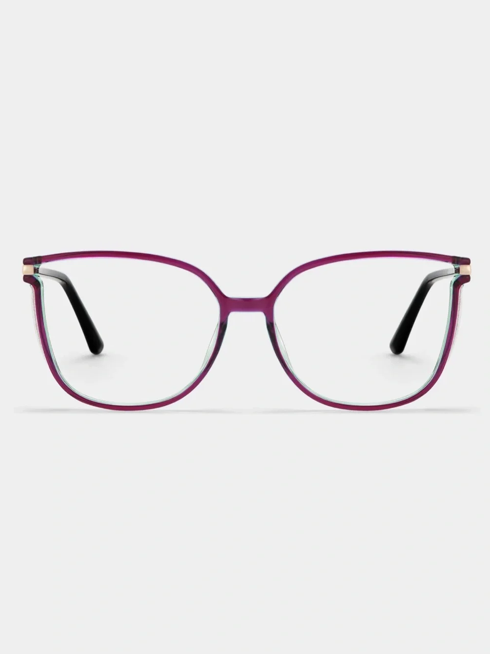 Effortlessly Stylish Women's Purple Fashion Glasses